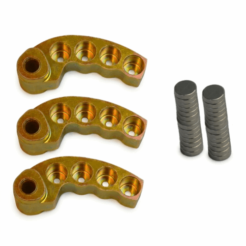 Arctic Cat “TEAM” primary clutch adjustable weight kit. Gram range from 64-86g