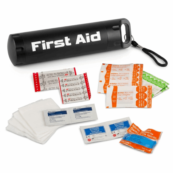 HNG First Aid kit -  Fits in rear tube of Hide N Go Rear bumper