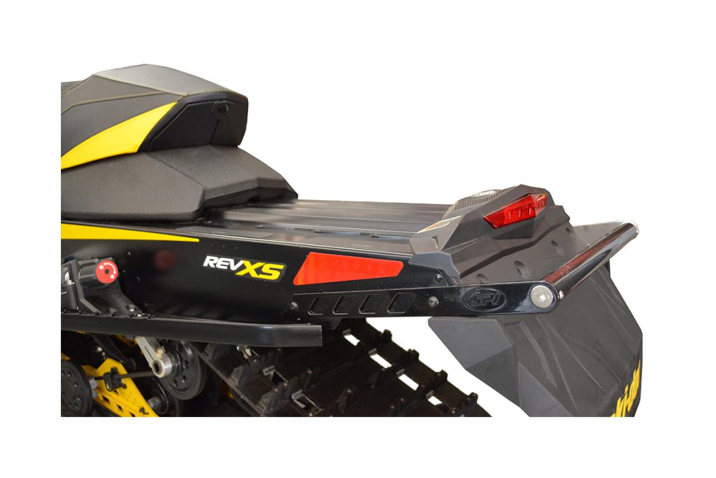 XP/XR/XS Skidoo Carbon Fiber Bumper Black Supports (120"146" tunnel) Straightline Performance