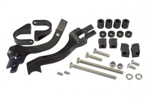 Aluminum Rise Handlebar Handguard Mounts 2012+ Polaris RMK's/ SKS's