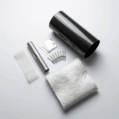 Straightline Performance Carbon Fiber Muffler Rebuild Kit (includes new carbon tube)