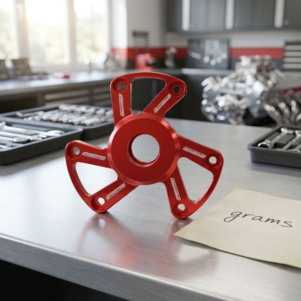 Polaris P22 Lightweight Billet Clutch Cover Anodized Red