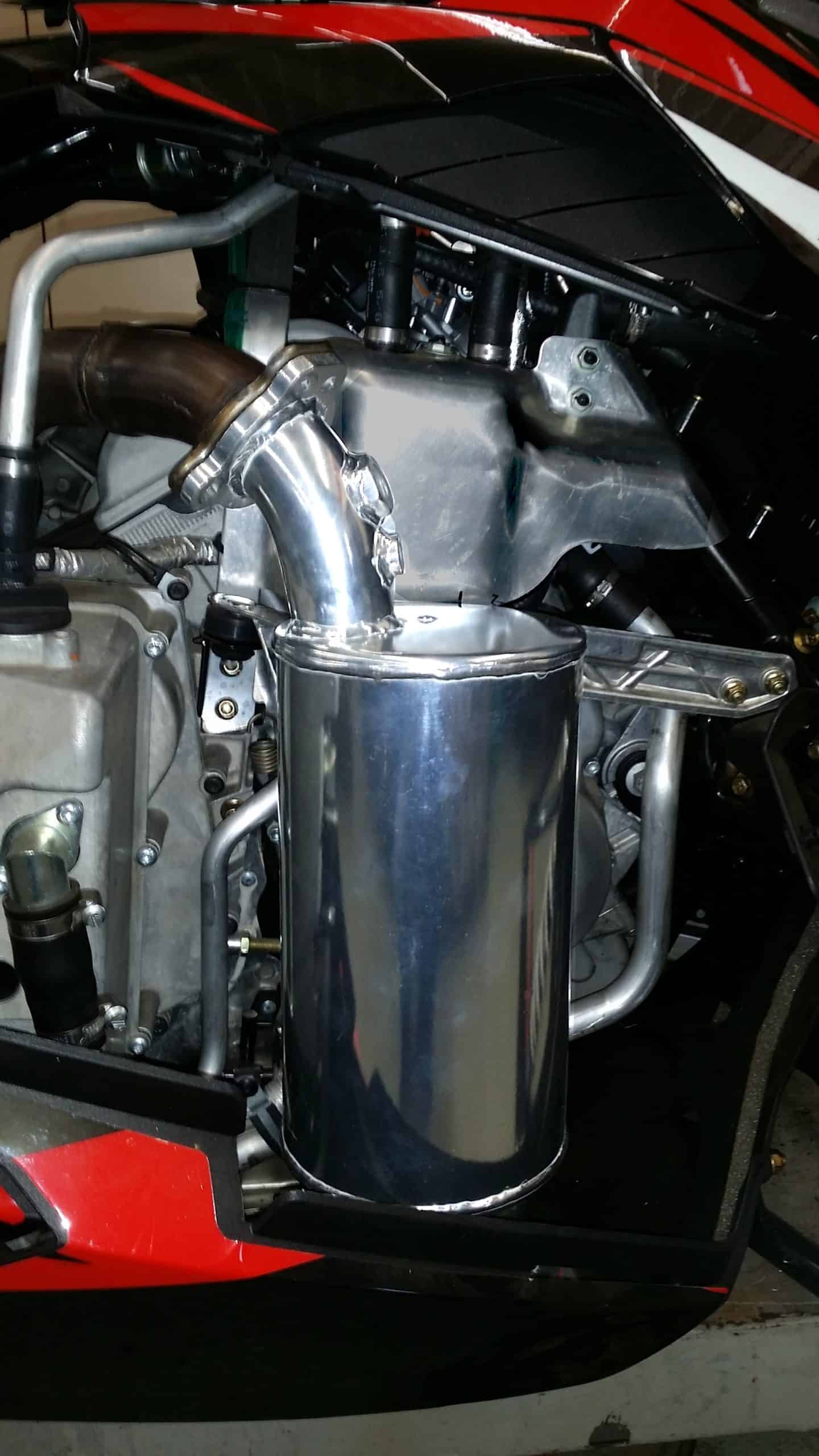 Straightline Performance Yamaha Viper Lightweight Ceramic-Coated Performance Muffler - Image 2