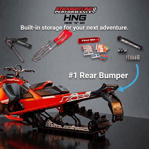 Straightline Performance Ski-Doo Gen 4, Gen 5 & Lynx Radien Hide-N-Go™ Rear Storage Bumper