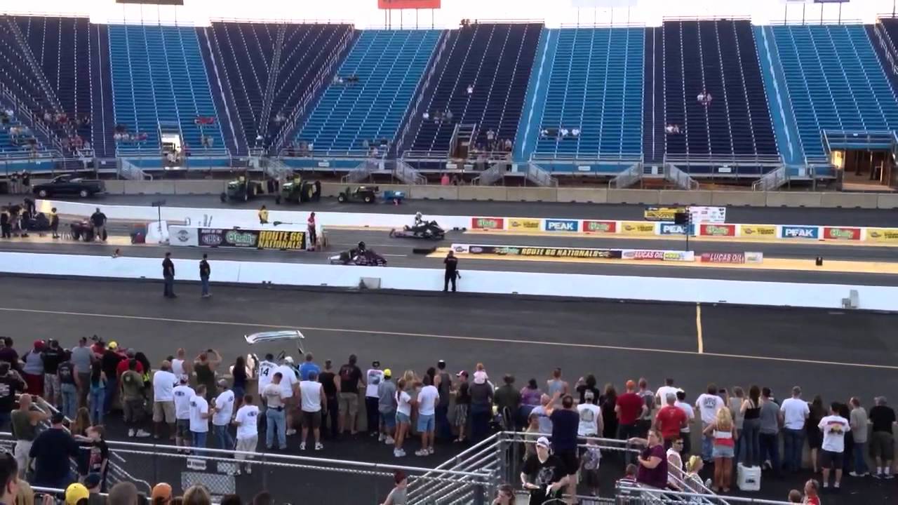 Straightline Pro 1000 @ Route 66 Dragway (far lane) - Straightline